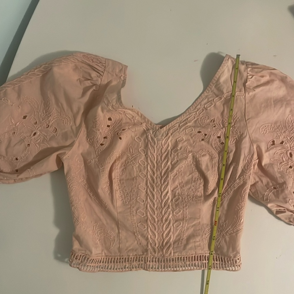 Express light pink crop  top